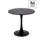 Modesto Design Tulip 80 Kerek Asztal MDF Fekete