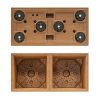 Madera Case ECO Fa Hatású Osztott Virágtartó Láda Kávébarna 57 cm