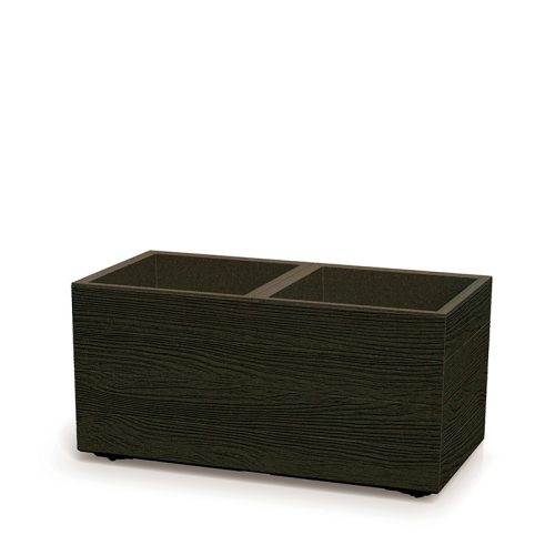 Madera Case ECO Fa Virágtartó Láda Kávébarna Osztott 770