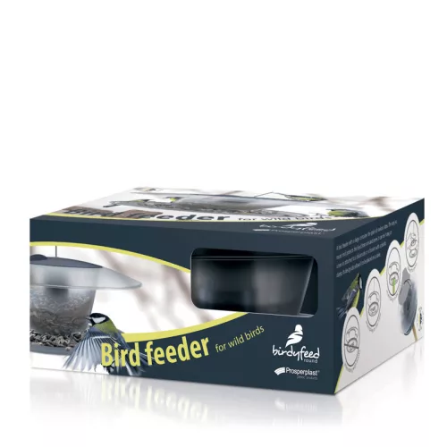 Birdyfeed Round Antracit Madáretető 294