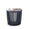 Clubo Antracit Kerek Tárolókosár 38,6 cm