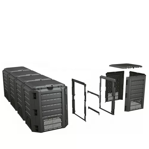 Module Compogreen 1600L Moduláris Komposztáló Fekete