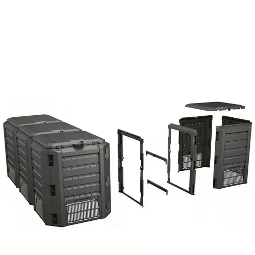 Module Compogreen Moduláris Komposztáló Fekete 1200L IKSM1200C-S411