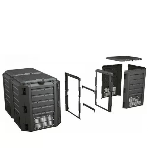 Module Compogreen 800L Moduláris Komposztáló Fekete