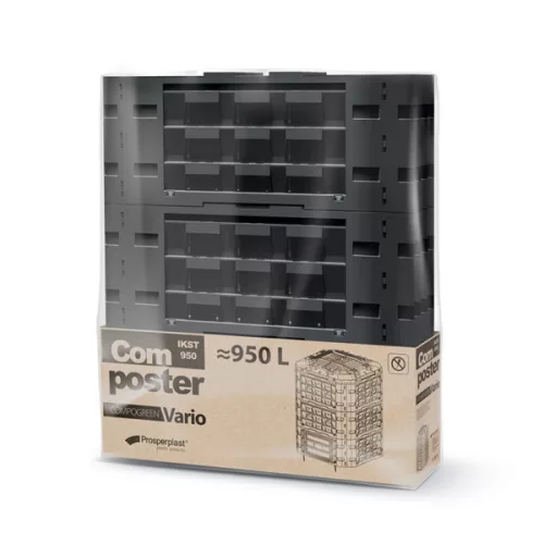 Compogreen Vario 1250L Moduláris Komposztáló Fekete