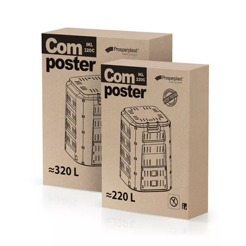 Compogreen 320L Kerti Komposztáló Fekete IKST320C-S411