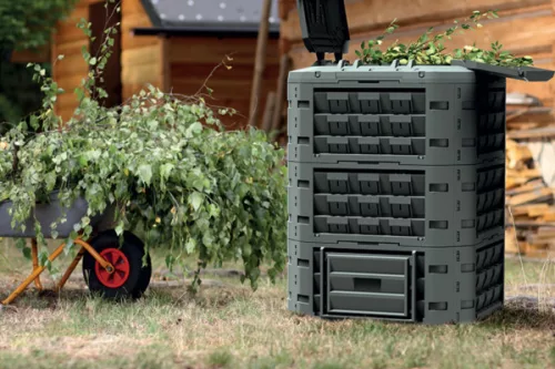 Compogreen Vario 650L Moduláris Komposztáló Fekete IKST650C-S411