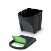Sortibox 3 Darabos Szelektív Hulladékgyűjtő Rendszer Szett 3x25l Lapos Szürke