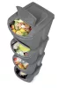Sortibox 4 Darabos Szelektív Hulladékgyűjtő Rendszer Szett 4x25l Kőszürke