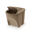 Sortibox 4 Darabos Szelektív Hulladékgyűjtő Rendszer Szett 4x25l Natúr-Eco