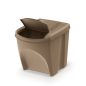 Sortibox 4 Darabos Szelektív Hulladékgyűjtő Rendszer Szett 4x25l Natúr-Eco