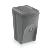 Sortibox 3 Darabos Szelektív Hulladékgyűjtő Rendszer Szett 3x35l Kőszürke