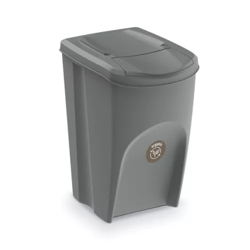 Sortibox 3 Darabos Szelektív Hulladékgyűjtő Rendszer Szett 3x35l Szürke