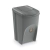 Sortibox 3 Darabos Szelektív Hulladékgyűjtő Rendszer Szett 3x35l Szürke