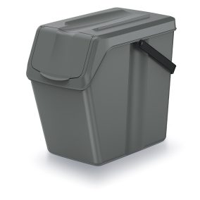 Sortibox Szelektív Hulladékgyűjtő Tároló Kőszürke 25L csomag