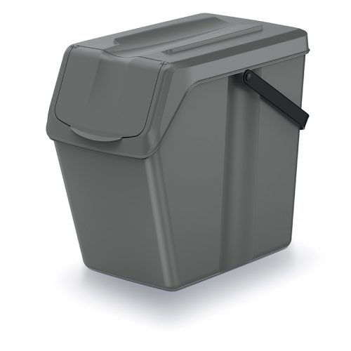 Sortibox Solo Szelektív Hulladékgyűjtő Tároló Edény 25l Kőszürke