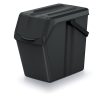 Sortibox Szelektív Hulladékgyűjtő Tároló Fekete 25L csomag