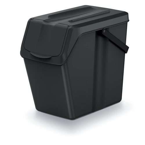 Sortibox Solo Szelektív Hulladékgyűjtő Tároló Edény 25l Fekete