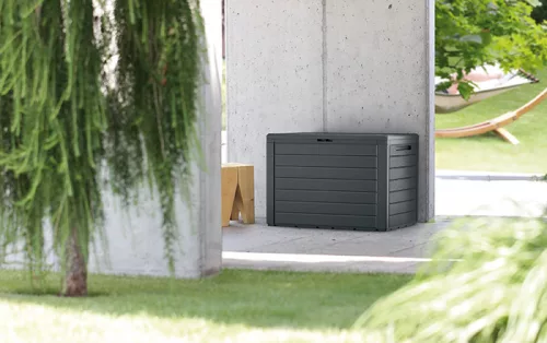 Woodebox Kerti Tárolóláda Antracit 585