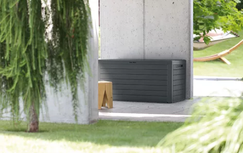 Woodebox Kerti Tárolóláda Antracit 585