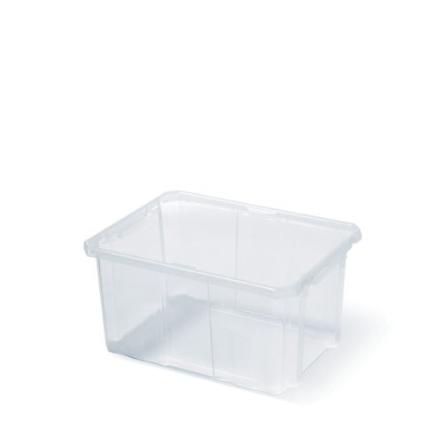 Cargobox 400 Átlátszó Tárolódoboz Görgőkkel