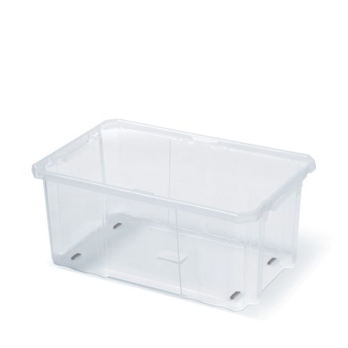 Cargobox 600 Átlátszó Tárolódoboz Görgőkkel