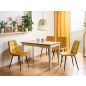 Adam Lancelot Tölgy Étkezőasztal Laminált Fehér-Tölgy 120cm