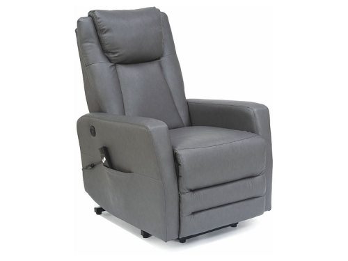 Adonis Buffalo Elektromos Relax Fotel Szürke Műbőr USB-töltővel