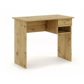 B-011 Artisan Tölgy Laminált Íróasztal Fiókkal