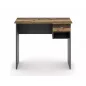 B-011 Modern Íróasztal Laminált Ófa-Szürke Fiókos