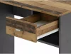 B-011 Modern Íróasztal Laminált Ófa-Szürke Fiókos