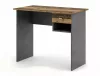 B-011 Modern Íróasztal Laminált Ófa-Szürke Fiókos