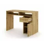 B-012 Artisan Tölgy Laminált Íróasztal Tárolórekesszel