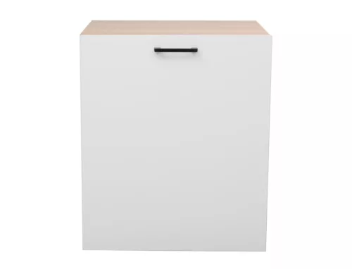 Duo Kihúzható Íróasztal Laminált Tölgy-Fehér