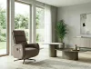 Fenix Raven elektromos relax fotel Raven szövet cappuccino 360° forgatható