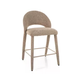 Flo H-2 Bárszék Bézs Textil Kárpittal Fém Vázzal