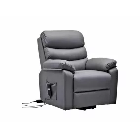 Hektor M Elektromos Masszázs Relax Fotel Műbőr Szürke