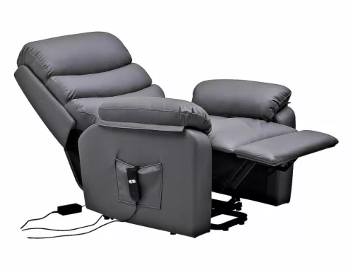 Hektor M Elektromos Masszázs Relax Fotel Műbőr Szürke