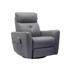 Helios M Elektromos Masszázs Relax Fotel Műbőr Szürke