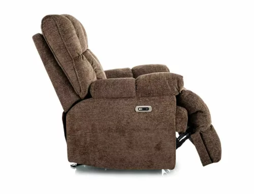 Homer elektromos relax fotel Raven cappuccino hintafunkcióval