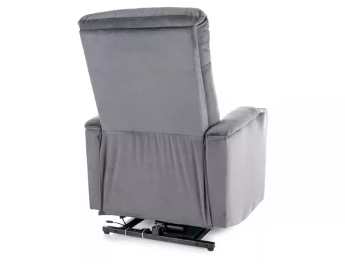 Ikar Elektromos Relax Fotel Bársony Szürke
