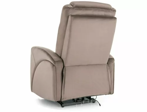 Kronos Velvet Elektromos Relax Fotel Bársony Cappuccino