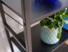 Loft R4 Ipari Fekete Fém Polcos Állvány