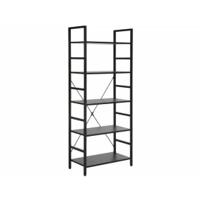 Loft R5 Ipari Fekete Fém Polcos Állvány