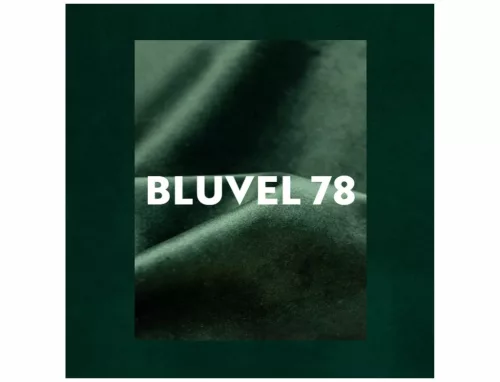 Lord Velvet Királyi Füles Fotel Bársony Zöld Elegáns