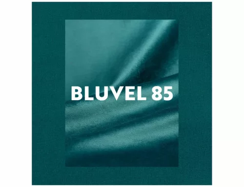 Lori Velvet Négyzetes Türkiz Bársony Puff