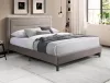 Malaga Velvet Bézs Kárpitozott Franciaágy