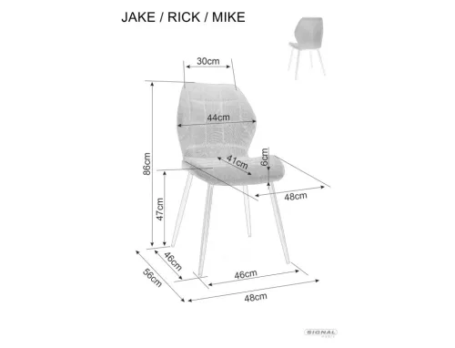 Mike Velvet Bársony Étkezőszék Sötétbézs Fekete Vázzal