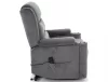 Minos Velvet Elektromos Relax Fotel Bársony Szürke