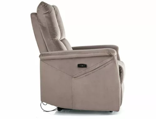 Neptun M Velvet Elektromos Masszázsfotel Bársony Cappuccino